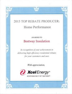2015 Top Rebate Producer - Home Performance